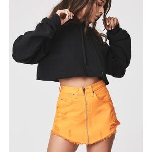 Carmar Beatrice Yellow Denim Skirt